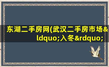 东湖二手房网(武汉二手房市场“入冬”,新房网签量创5年新低)插图