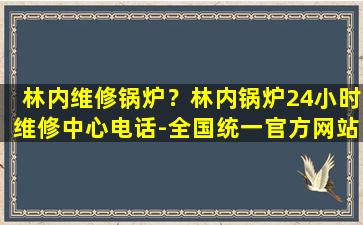 林内维修锅炉？林内锅炉24小时维修中心电话-全国统一官方网站插图